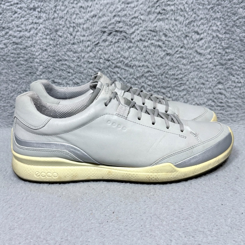 Ecco Biom Hybrid Mens Size 11 Golf Shoes Sneakers Gray Yak Leather Hydromax